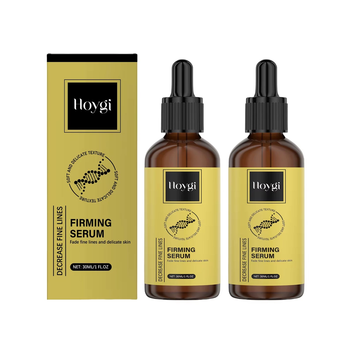 Anti-Wrinkle Firming Serum Skin Tightening Elasticity Boost Fine Lines Reduction Fast Absorbing Non-Greasy All Skin Types