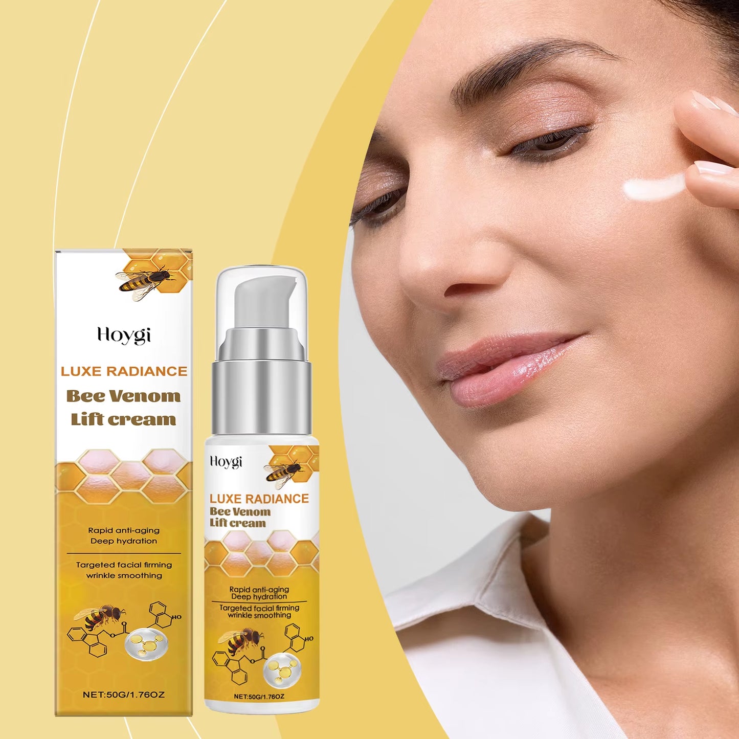 Bee Venom Cream for Face Remove Wrinkles Lifting Firming Improve Skin Sagging Tightening Nourishing Repair Facial Skin Care 50G