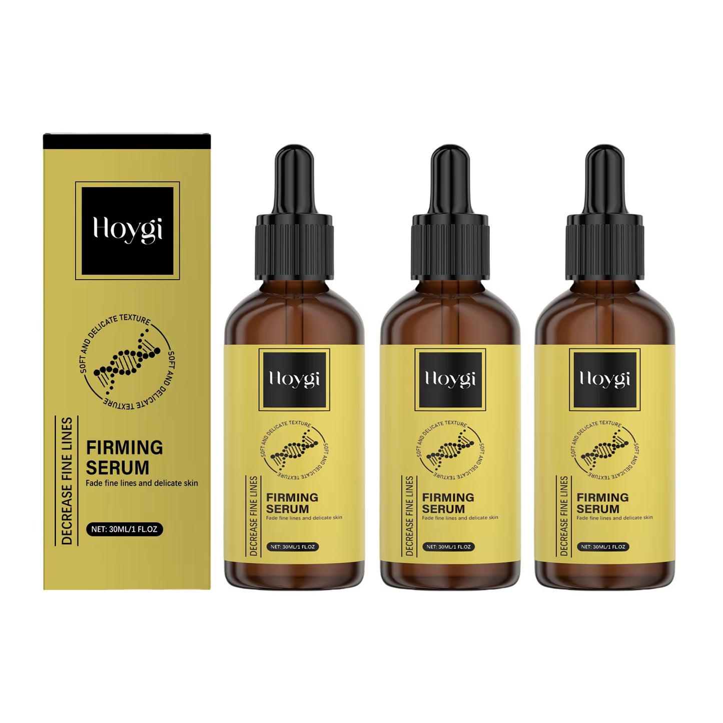 Anti-Wrinkle Firming Serum Skin Tightening Elasticity Boost Fine Lines Reduction Fast Absorbing Non-Greasy All Skin Types